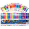 imageGel Pens for Adult Coloring Books 30 Colors Fine Point Gel Marker Pen with 40 More Ink for Drawing Bullet Journaling School Craft Supplies30 Multicolor