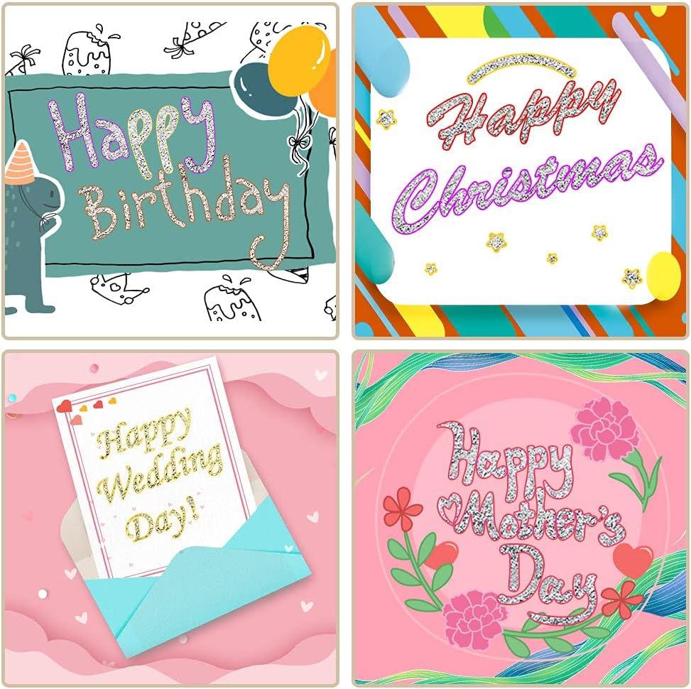 imageAen Art 12 Glitter Markers Outline Shimmer Pens Christmas Stocking Stuffers for Teen Metallic Coloring Pens Gift Arts Craft Supplies for DIY